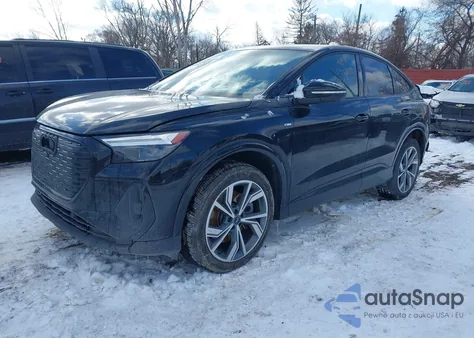 2024 Audi Q4 Sportback E-Tron Premium Plus 50 Quattro из США, поврежденный, VIN WA132BFZ7RP008801